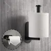 Toilettenpapierhalter ohne Bohren, matt schwarz, SUS304 Produktbild-Vorschau 2