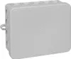 A light gray electrical junction box with multiple entry points. Náhled obrázku produktu