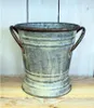 Nostalgischer Zink Kübel Pflanzgefäß Gartendeko, 20 cm Produktbild-Vorschau 4