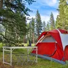 Set tavolo da campeggio Relaxdays, pieghevole, 4 sedie, Anteprima dell’immagine prodotto 2