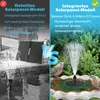 UISEBRT 1,4W Solar Springbrunnen Rund Solarpumpen Update Produktbild-Vorschau 3