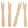 PAPSTAR Pommes-Frites-Gabeln aus Holz "pure", 8,5 cm, 50er Produktbild-Vorschau 4