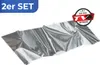 A crumpled silver sheet of material, likely an insulating or protective cover, is shown against a white background. There are text overlays indicating it is a '2er SET' and 'AUS DER TV WERBUNG'. Náhled obrázku produktu