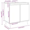 vidaXL Kúpeľňová skrinka Artisan dub 58x33x60 cm materiál Náhľad obrázku produktu 8