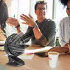 Přívěsný mini ventilátor USB nabíjený mobilní černý stolní Náhled obrázku produktu 6