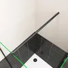 85x70cm 185cm 6mm Falttür mit Seitenwand Eckdusche ESG Nano Produktbild-Vorschau 5