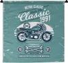 MuchoWow® Wandteppich Wandbehang Motorrad - Werkzeuge - Produktbild-Vorschau 1