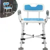 Chaise de douche Jayseuw avec dossier & accoudoirs Tabouret Voir les images du produit 8