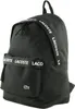 A black Lacoste backpack is shown against a white background. Anteprima dell’immagine prodotto