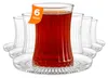 Pasabahce Elysia Teeglas Set 12 Teilig mit Untertassen aus Produktbild-Vorschau 11