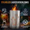 Feuertonne / Feuerkorb mit Motiv Pusteblumen-Wiese Produktbild-Vorschau 4