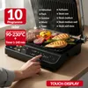 LEHMANN Kontaktgrill, 2000 W, 180° aufklappbar, Abnehmbare Produktbild-Vorschau 4