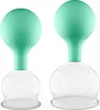 Pulox Schröpfgläser Set aus Echtglas 2 Stück. 5,2cm und Produktbild-Vorschau 1