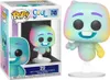 A Funko Pop! vinyl figure of the character 22 from Disney Pixar's Soul, shown in its packaging and also displayed outside of it. Náhled obrázku produktu