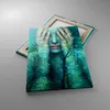 Bild auf Leinwand - Leinwandbild - Einteilig - Frau Natur Produktbild-Vorschau 2