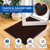 Gentle North Hochwertige Fußmatte braun-schwarz 40x60 groß Produktbild-Vorschau 2