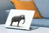MuchoWow® Laptop Aufkleber Sticker Cover Elefant auf weißem Produktbild-Vorschau 4