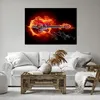 Bild auf Leinwand - Leinwandbild - Instrument Flammen Produktbild-Vorschau 6