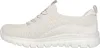 Side view of a beige Skechers women's sneaker. Produktbild-Vorschau