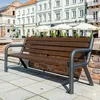 REKORD Viking BIS Palisander Gartenbank 186 cm 3-4 Sitzer Produktbild-Vorschau 4