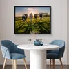 MuchoWow® MuchoWow® Gerahmtes Poster Kühe - Sonne - Gras - Produktbild-Vorschau 4