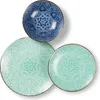 Set di stoviglie Excelsa 18 pezzi Versailles Azzurro Gres Anteprima dell’immagine prodotto 1
