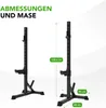 Tunturi SS60 Hantelablagen – Squat-Ständer für Langhanteln Produktbild-Vorschau 6