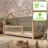 Crazy Pine Hausbett 190x90 cm – Montessori Kinderbett aus Produktbild-Vorschau 2