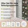 20x Saugnäpfe für Lichterketten - Saughaken - Produktbild-Vorschau 5