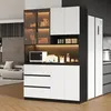 Armoires de cuisine Flieks avec éclairage LED, 3 tiroirs, 6 Voir les images du produit 5