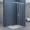 doporro Box Doccia Angolare con Porta Scorrevole Vetro 8 mm Anteprima dell’immagine prodotto 2