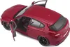 A red toy car with its doors open, shown from a high angle. Podgląd zdjęcia produktu