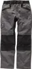 A pair of grey and black work pants are shown against a white background. Produktbild-Vorschau