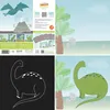 Bastelset für Karten »Dinosaurier« mit Schablonen und Produktbild-Vorschau 2
