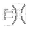 Fernseher & Monitor Wandhalterung Halter VESA 75-400 30kg Produktbild-Vorschau 15