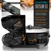 Arendo Waffeleisen, Duo-Waffelautomat mit 2x Waffelplatten, Produktbild-Vorschau 3