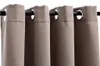 vidaXL Zatemňovacie závesy s kovovými očkami 2 ks. Taupe Náhľad obrázku produktu 3