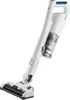 A white cordless vacuum cleaner is shown against a white background. Produktbild-Vorschau