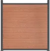 vidaXL Zaunelement mit 2 Pfosten Braun 180x186 cm WPC Produktbild-Vorschau 5