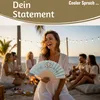 Handfächer Holz Stoff Fächer "PURE BALANCE" Bali Blau Grau Produktbild-Vorschau 4