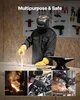 VEVOR nehorľavá zváračská bunda - veľká, nehorľavá bavlna, Náhľad obrázku produktu 6