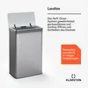 Klarstein 50 L Edelstahl-Sensormülleimer mit Produktbild-Vorschau 5