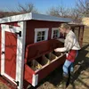 Großer Hühnerstall EZ Chicken Home Rot, 2,85 m² - Produktbild-Vorschau 19