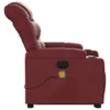 Cloris DesignMöbel Massagesessel mit Aufstehhilfe Weinrot Produktbild-Vorschau 9