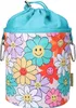 bellaCott Wäscheklammerbeutel Smiley Blumen – Ø18 x 31 cm Produktbild-Vorschau 1