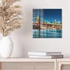 DEQORI Glasbild Echtglas 30x30 cm 'Lichter von Brooklyn' Produktbild-Vorschau 4