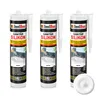 Isolbau Sanitär Silikon 3 x 300 ml Weiß - Hochelastischer Produktbild-Vorschau 1