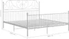 vidaXL Bedframe, wit, metaal, 200x200 cm Productafbeelding-voorbeeld 5