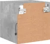 TV-kast met LED-verlichting, betonkleur, 30x28,5x30 cm Productafbeelding-voorbeeld 8