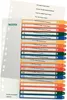 Leitz Register 12960000 A4 PP-Folie PC-beschriftbar 1-20 tr Produktbild-Vorschau 1